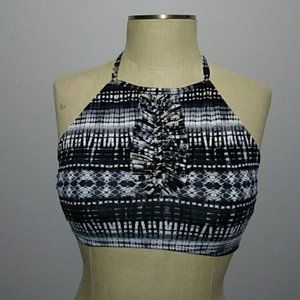 Ambrielle high neck swim top Large